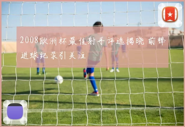 2008欧洲杯最佳射手评选揭晓 前锋进球纪录引关注